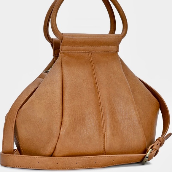 Antik Kraft Brown Vegan Leather Bag - Picture 8 of 10